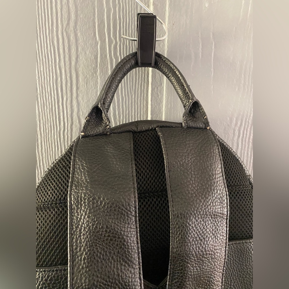 Ted Baker Black Leather Backpack - Picture 7 of 8